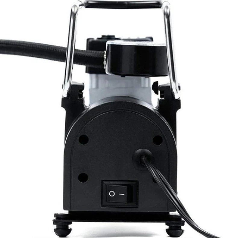 Household Electric Mini Air Compressor Car Electric Portable Auto Digital Tire Inflator Metal Car Air Compressor