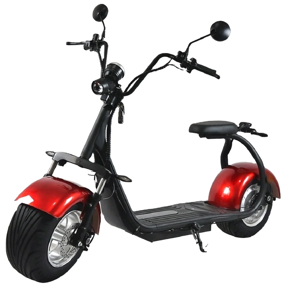 US STOCK New Style 3000W Motor 20AH 60V 10 inch  Fat Tire Aluminum Wheels Good Quality Electric Scooter 3000w Citycoco