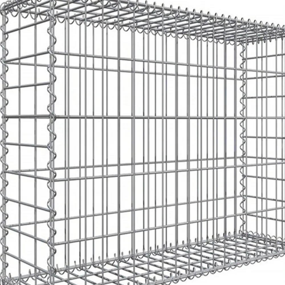 High corrosion-resistant welded gabion box basket retaining wall stone cage wire mesh