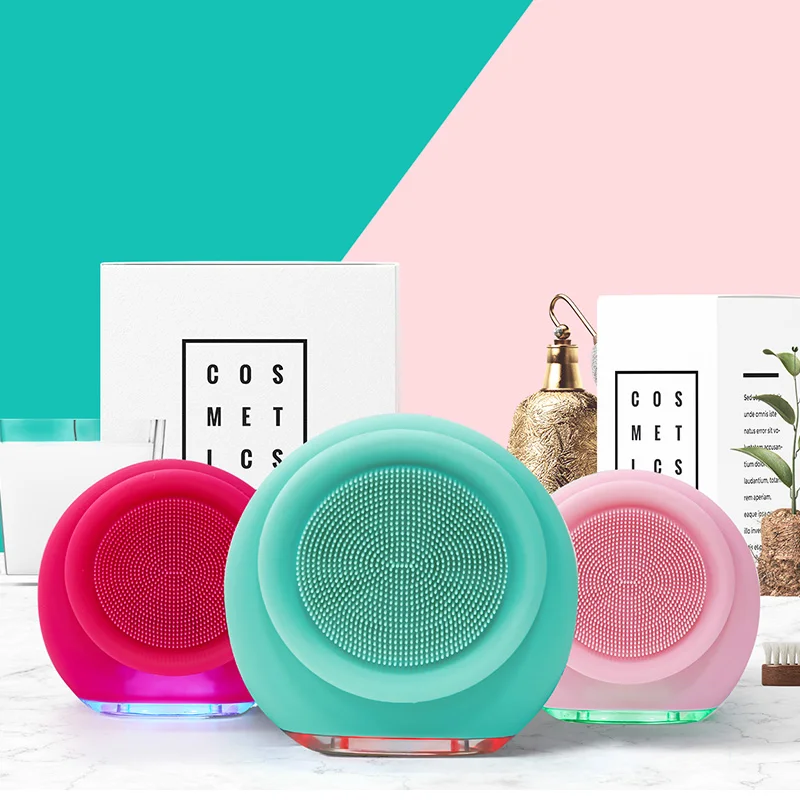 Silicone Face Brush/N Usb Recharge Face Cleansing Brush Electric Electric Cleansing Vibration Brush Face Cleaner