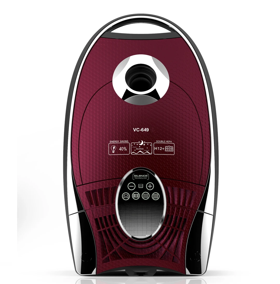 2400W max silent design eup vacuum cleaner with LED and remote control