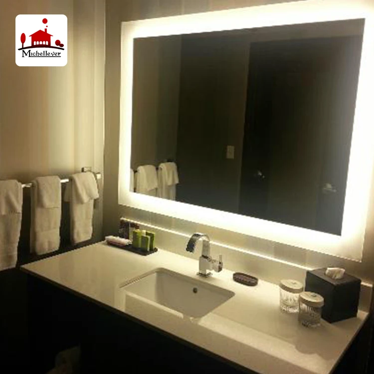 
standard interactive bathroom mirror with led lights 24 x 32 3 inch frost hotel economical led backlit bathroom shower mirror 