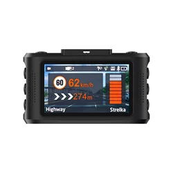 Car radar camera Russia Database Speedcam 3 in 1 Car DVR Camera Radar Detector