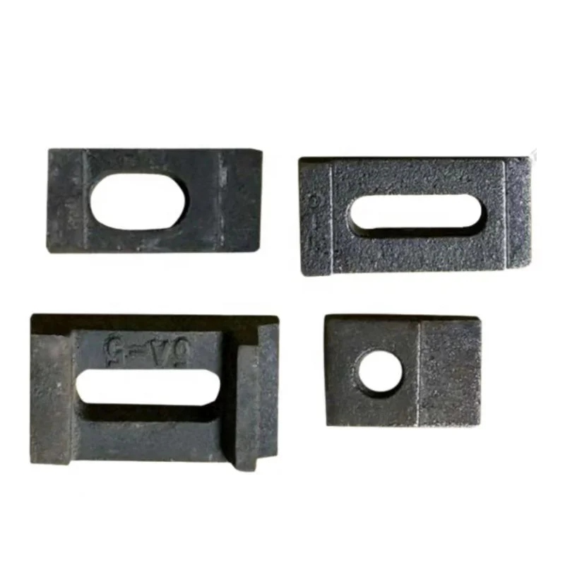 Hot Sale Railway Fastener Rail Clip Railroad Fixing Clip High Strength Steel Crane Rail Clamp