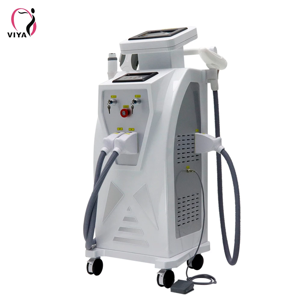 Hair removal  OPT Laser RF ND YAG 4 in 1 Machine Muti-functional Beauty Hair Removal+ Laser Tattoo Removal VY-9001