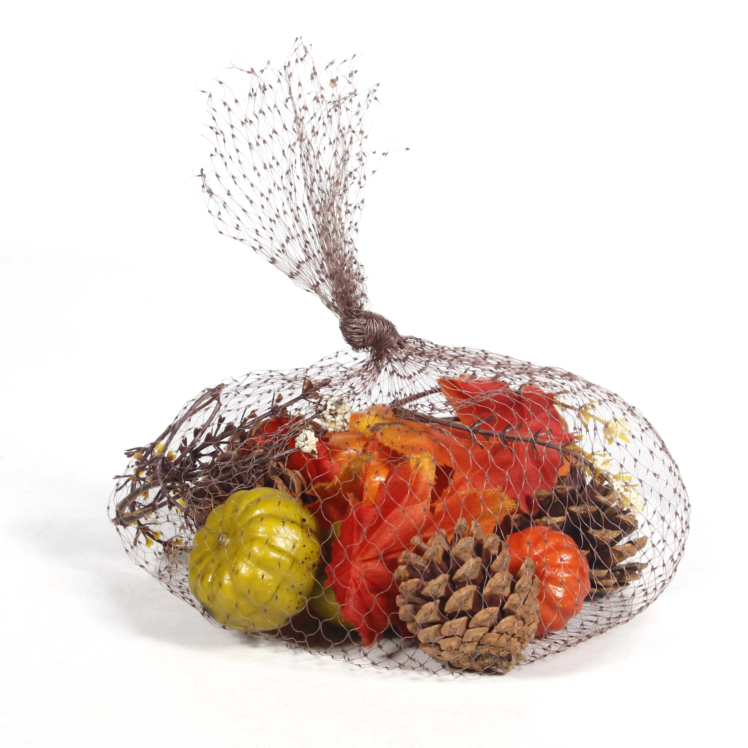 Hot-selling Artificial Plant Pineal Cone Pumpkin  Maple Leaf Wall Decoration Fall Ornaments Autumn Decorative Harvest Branches