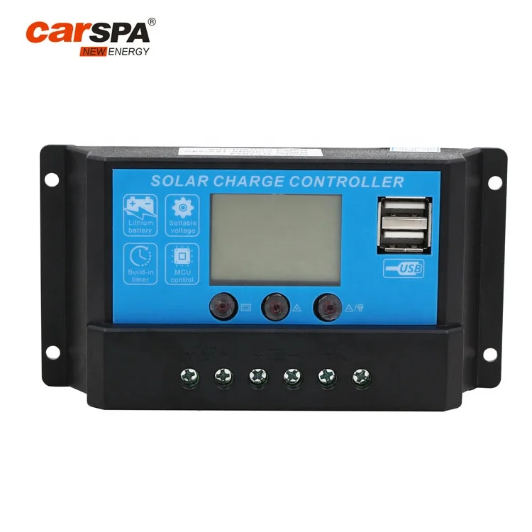 Горячая продажа контроллер 12V/24V Auto. Обнаружение 10-30A солнечного зарядного устройства 10A PWM