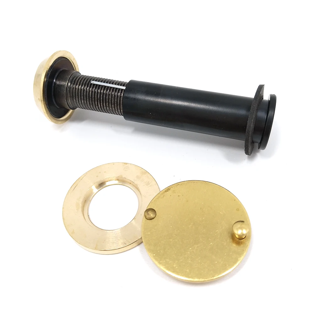 security peephole Burglar-proof door hardware brass door eye viewer with steel needle