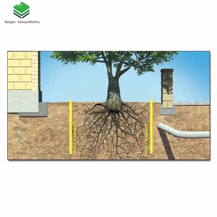 
60mil or 80mil thickness hdpe geomembrane root barrier for bamboo 