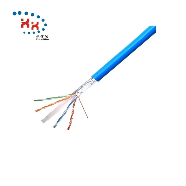  Сертифицированный utp cat5e ftp cat6 sftp cat6A solid 23AWG POE LAN