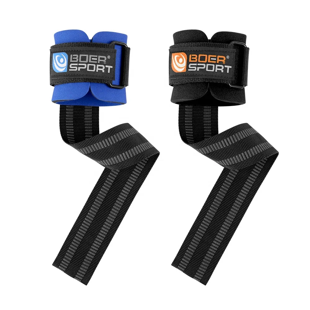 Heavy Duty Gym Training Weight Lifting Strap Wrist Wraps Padded Power Belt