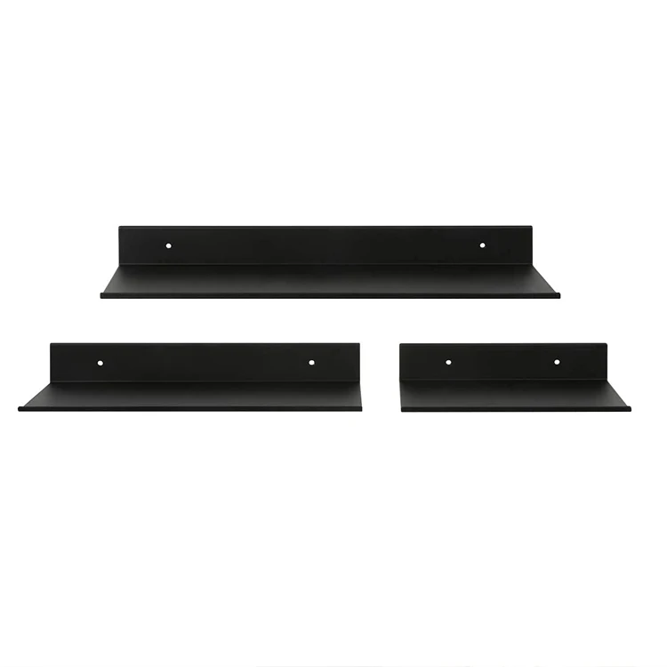 Custom Cheap Metal Wall Shelf Decor Modern Display Shelves Wall Mounted Floating Wall Shelf For Home Decor Rack