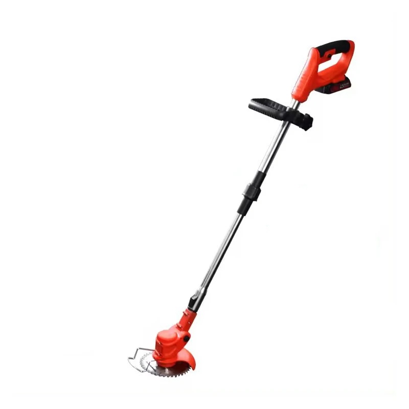 LARIX Electric Wireless Power String Trimmer Handheld Racing Wheels Mini Lawn Mower Home Cordless Power String Lawn Edger