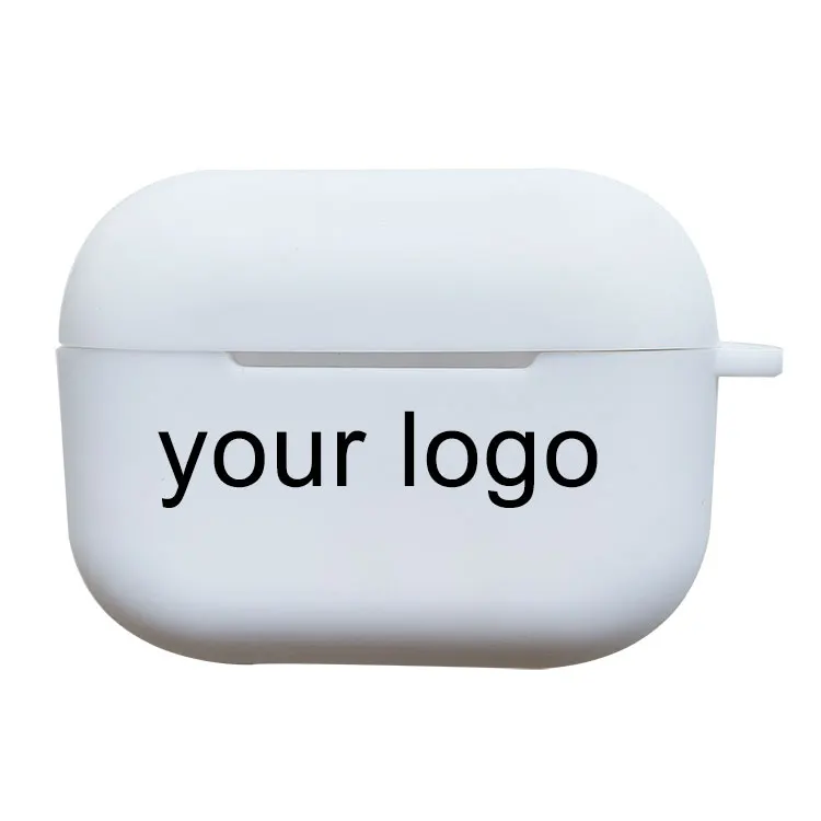 
Hot selling For Apple AirPods pro TPU soft Case Personalized Customized logo Protect Skin Print With mountaineering buckle 