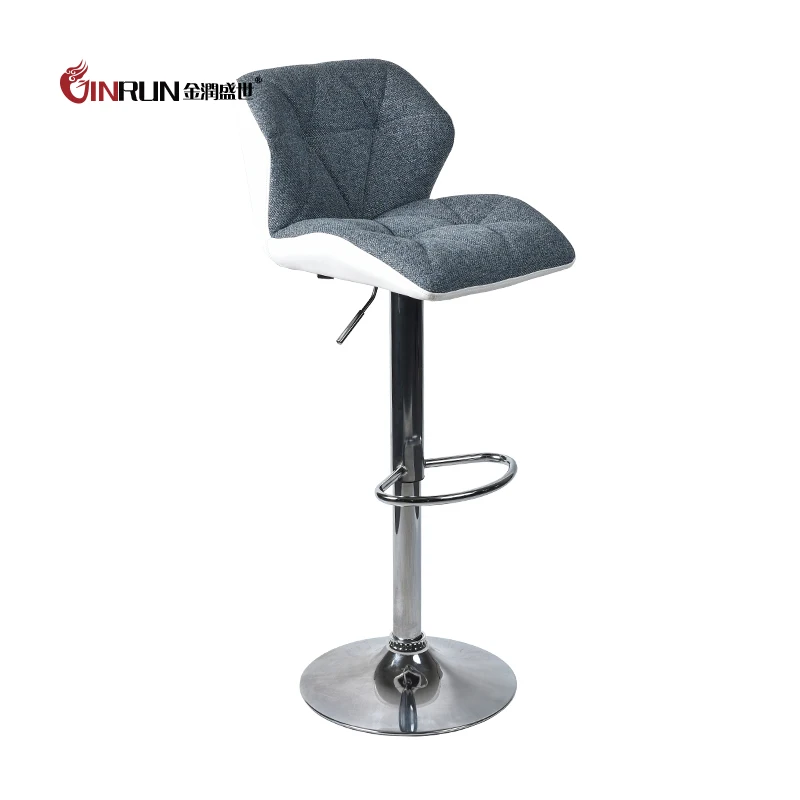 
Сверхтолстая Подушка и спинка, барный стул в решетку 