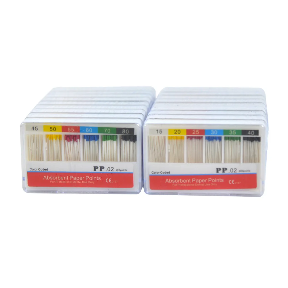 Factory Direct Dental Filing Material 02/04/06 Absorbent Paper Points For Professional Dentist Use