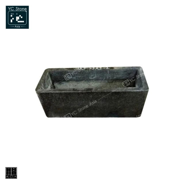 
Black Granite Funeral Memorial Monument Cemetery Vases with Modern Design Cemetery Vases Planters for Tombstone 