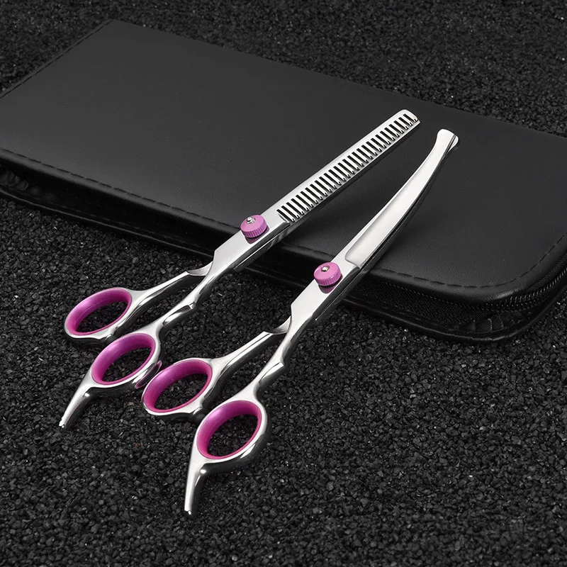 Wholesale Professional 5 In 1 Dog Grooming Scissors Set With Safety Round Tips For Dog And Cat