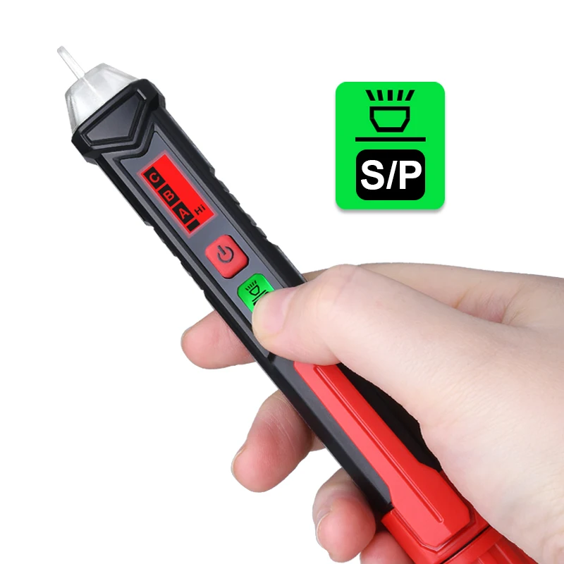 Non Contact 3 Phase Rotation Indicator Voltage Detector  HT100P AC Voltmeter Pen Right Left Normal Reverse Rotation Test Pen