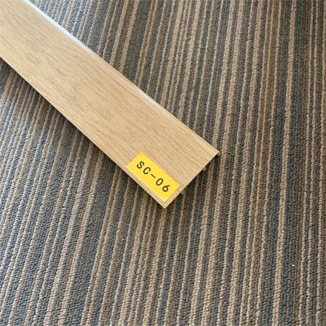 Waterproof high-quality decorative moulding profile PVC wall panel accessories skirting border line