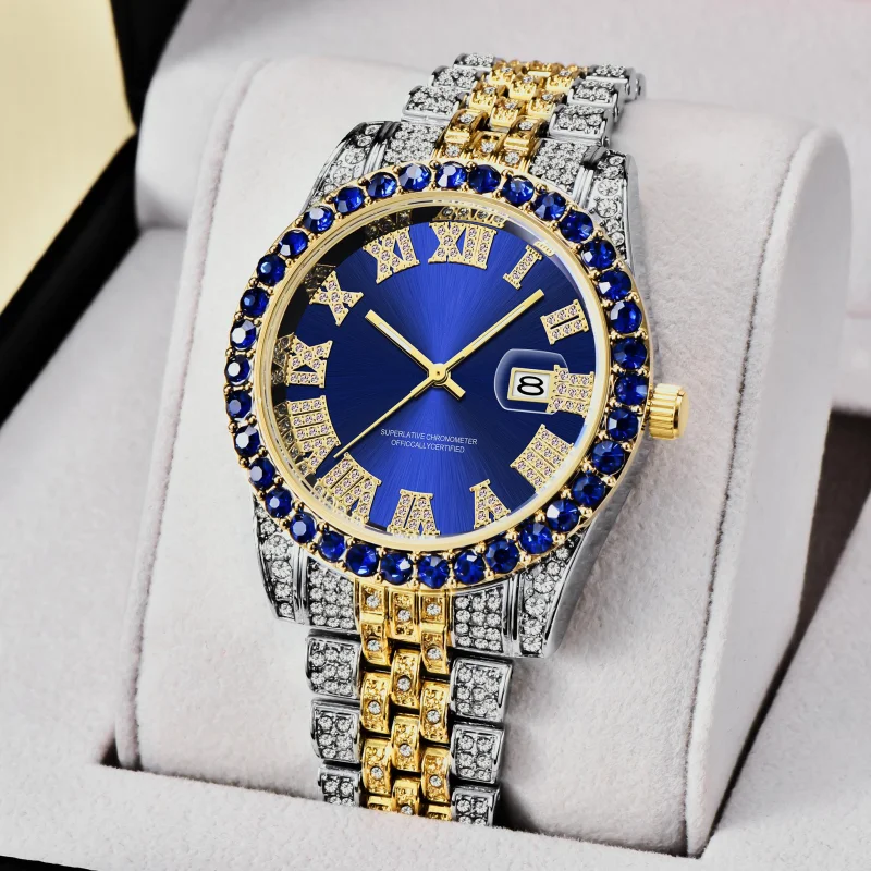 Мужские часы с блестками на заказ, часы Victorinox, часы Banyer с минималистичным клазиком, тактильные, желтые