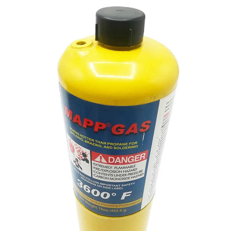 99.99% чистый газовый баллон Mapp для сварочного пистолета, Сварочная горелка mapp gas