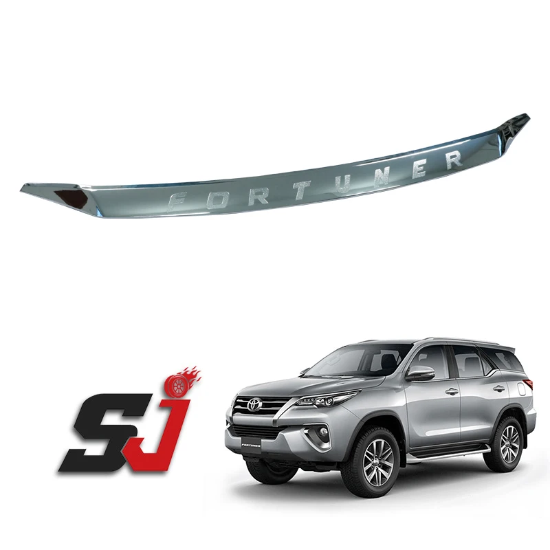 Thailand Quality Car Exterior Accessories Hood trim  Front Part Accessories for Toyota Fortuner Car Accessories