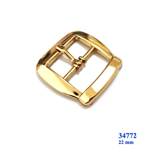 Wholesale metal pin buckle shoe accessories for men shoe parts 19 mm