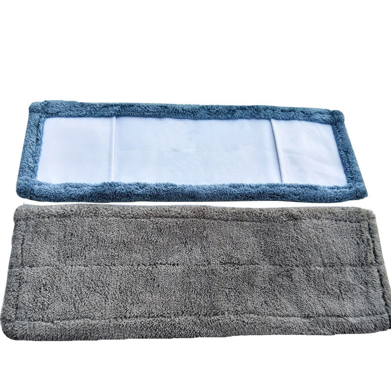 Microfibre Dry mop head Replacement Refill Flat Microfiber Mop Pad