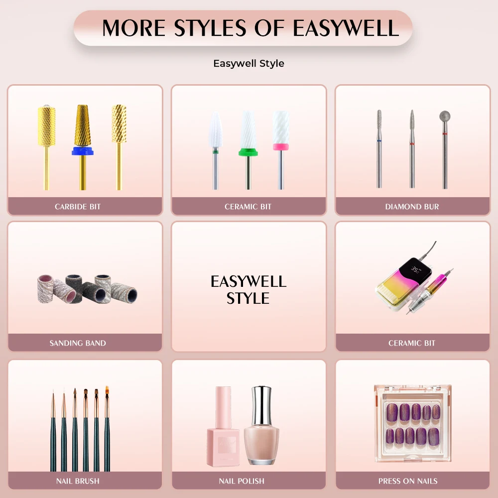 High Quality Purple 7.0mm 3/32 Tornado Volcano 3XC Nail Bit Tungsten Carbide Nail Drill Bit For Nails