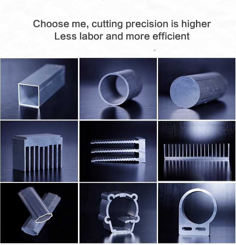 XS-505AL semi-automatic 45 degree aluminum tube and aluminum profile cutting machine