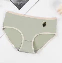 Ladies Cotton Seamless Underwear Shorts Panties Middle Waist Underpants Laser Cut Traceless Brief Underwear