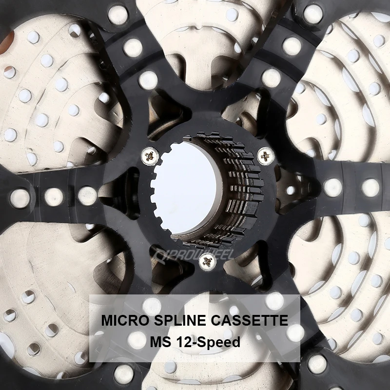 Sunshine MS Mountain Bike Parts Cassette Micro Spline Bicycle Flywheel 12-speed 10-50/52T Suitable for Shimano M7100 M8100 MS