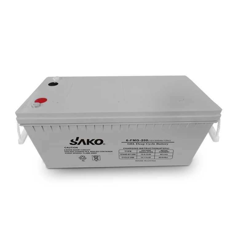 Sako Deep Cycle GEL Lead Acid Battery 200Ah 12V 150Ah Solar Power Energy Storage Battery
