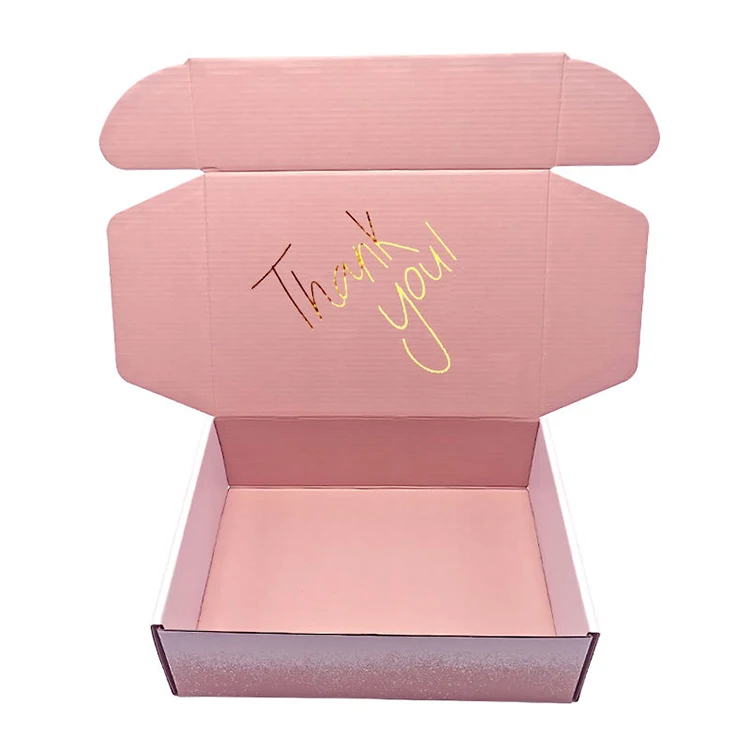 Wholesale cosmetic corrugated mailer carton cajas gift shipping paper custom logo packaging boxes