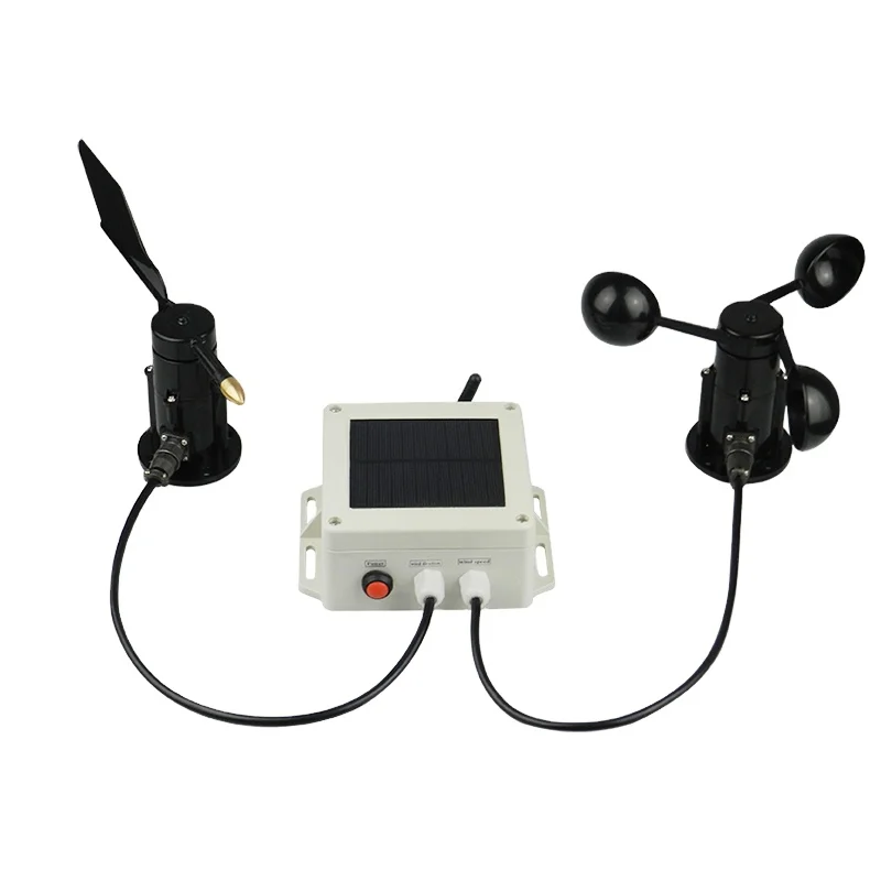 XS-FB02 Energy Conservation Electronic Wireless Wind Speed Alarm Sensor Monitoring System and Direction with Weather Vane