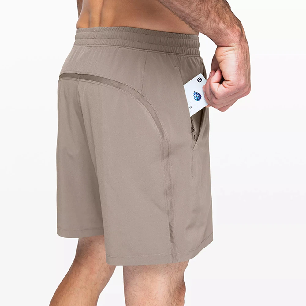 2023 Eco-Friendly Fabric Men Sweat Shorts With Logo  Quick Dry Stretch Khaki Gym Men Shorts For Men