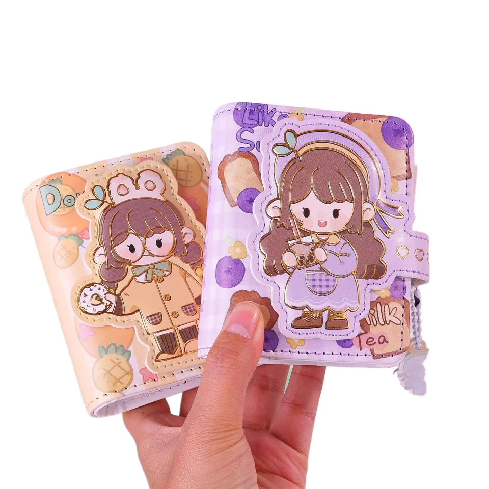 A7 Мини Kawaii 3D записная книжка из искусственной кожи в твердом переплете с красочной печатной страницей органайзер для студентов школы бизнес-офиса