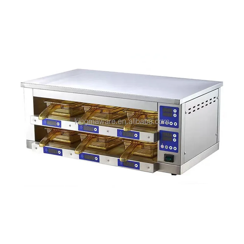 Hamburger fried chicken hot food warm table fried chicken food Oven Machine