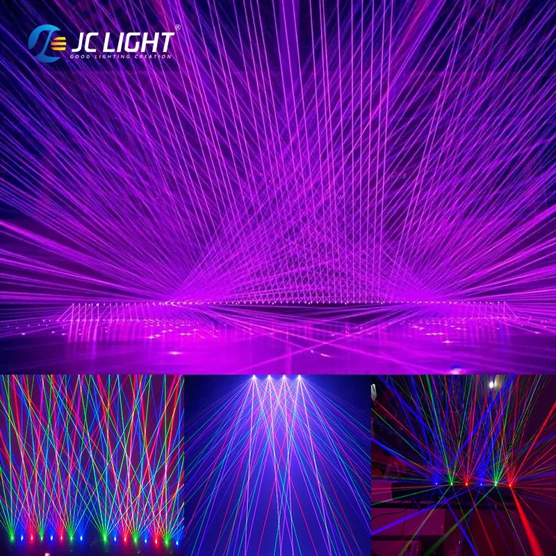 8 Eyes DMX Lazer Red Bar Moving Head Laser Light for DJ Disco Night Club Event Stage