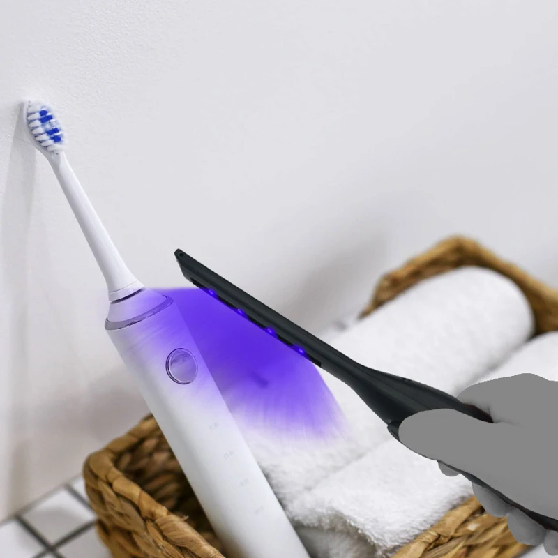 
UVC UVA double led chip high efficiency to kill germs bacteria sterilization disinfection portable light wand UV lamp 