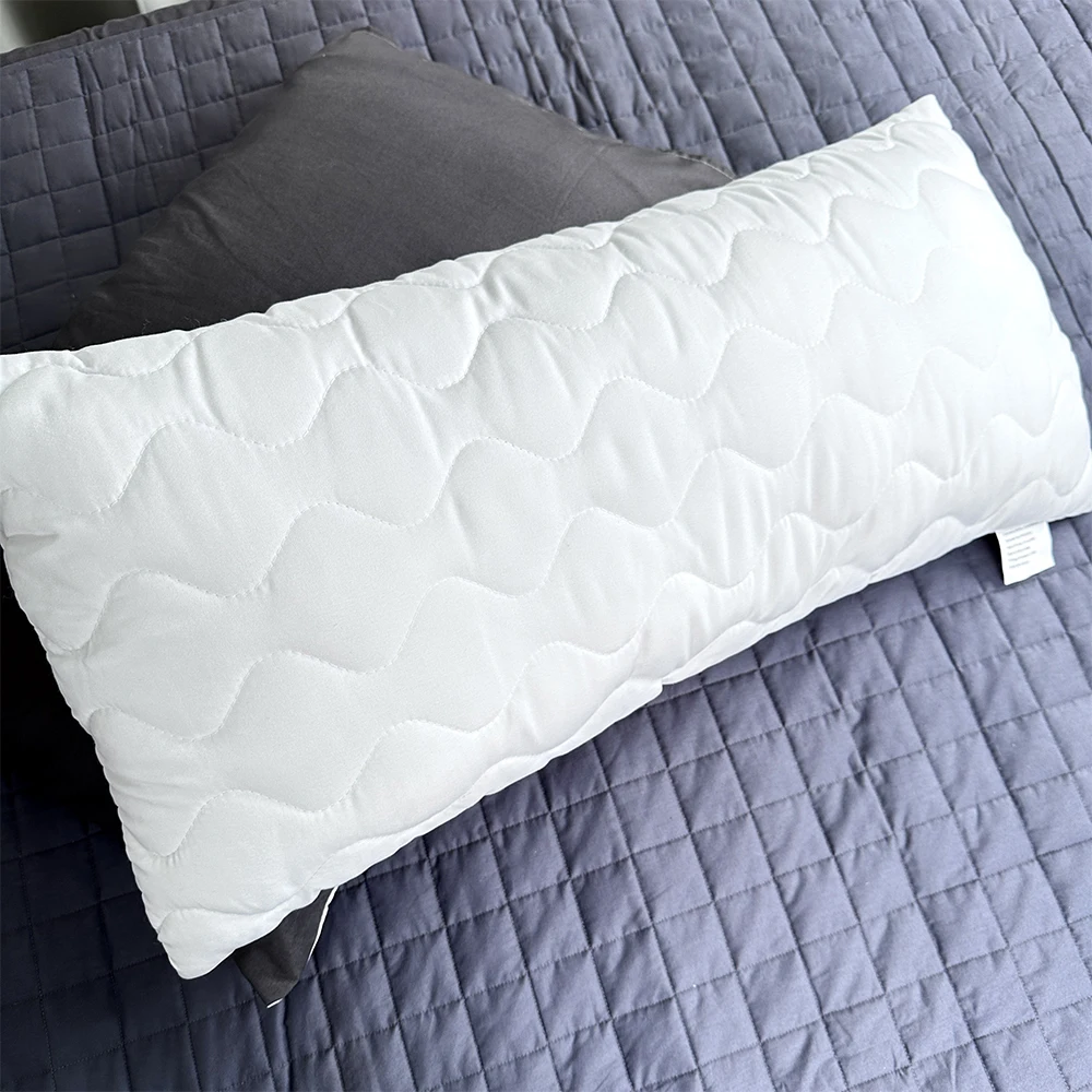 Wholesale 100% Cotton Down Proof Fabric Pillow Polyester Filler Hotel Collection Bed Pillows For Sleeping