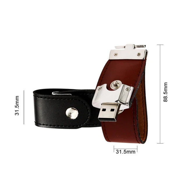 Custom logo Business Gift Leather High Speed USB 3.0 Flash Drives 8Gb USB flash Memory 16GB 32GB