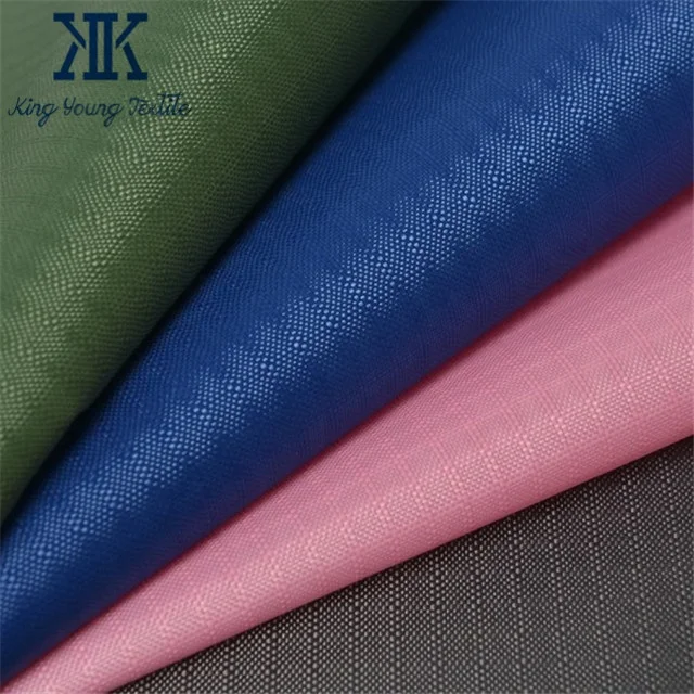 PU coated breathable polyester fabric 200 / 300 / 420/ 600 denier oxford ripstop