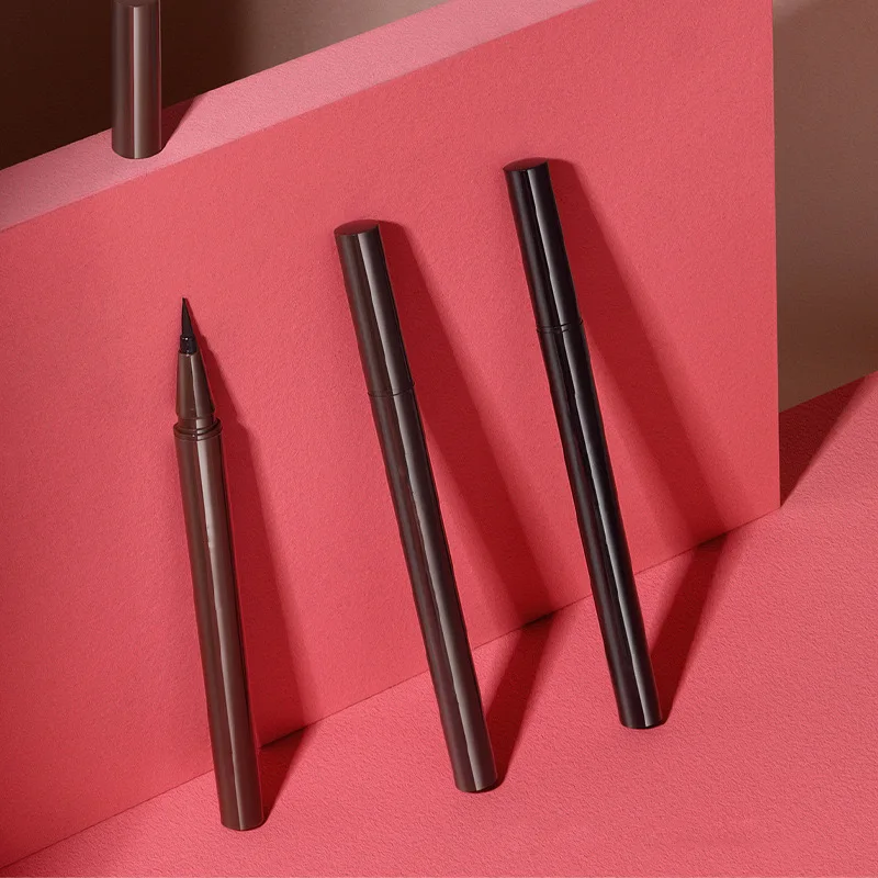 Wholesale Customized Private Label Custom White Brown Matte Black Liquid Eyeliner Pencil Waterproof Colored Liquid Eyeliner