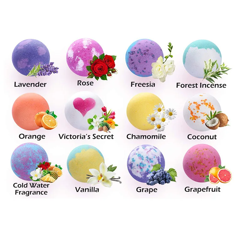 New Product Organic Vegan Rose Bubble Fizzy Bath Bombs