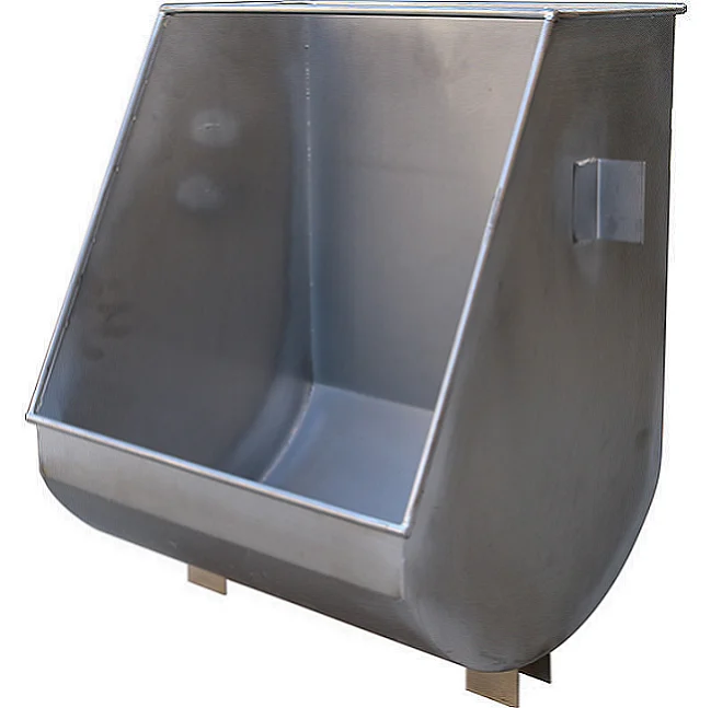 Pig farm equipment farrowing crate gestation pen steel feed trough for swine sow feeder