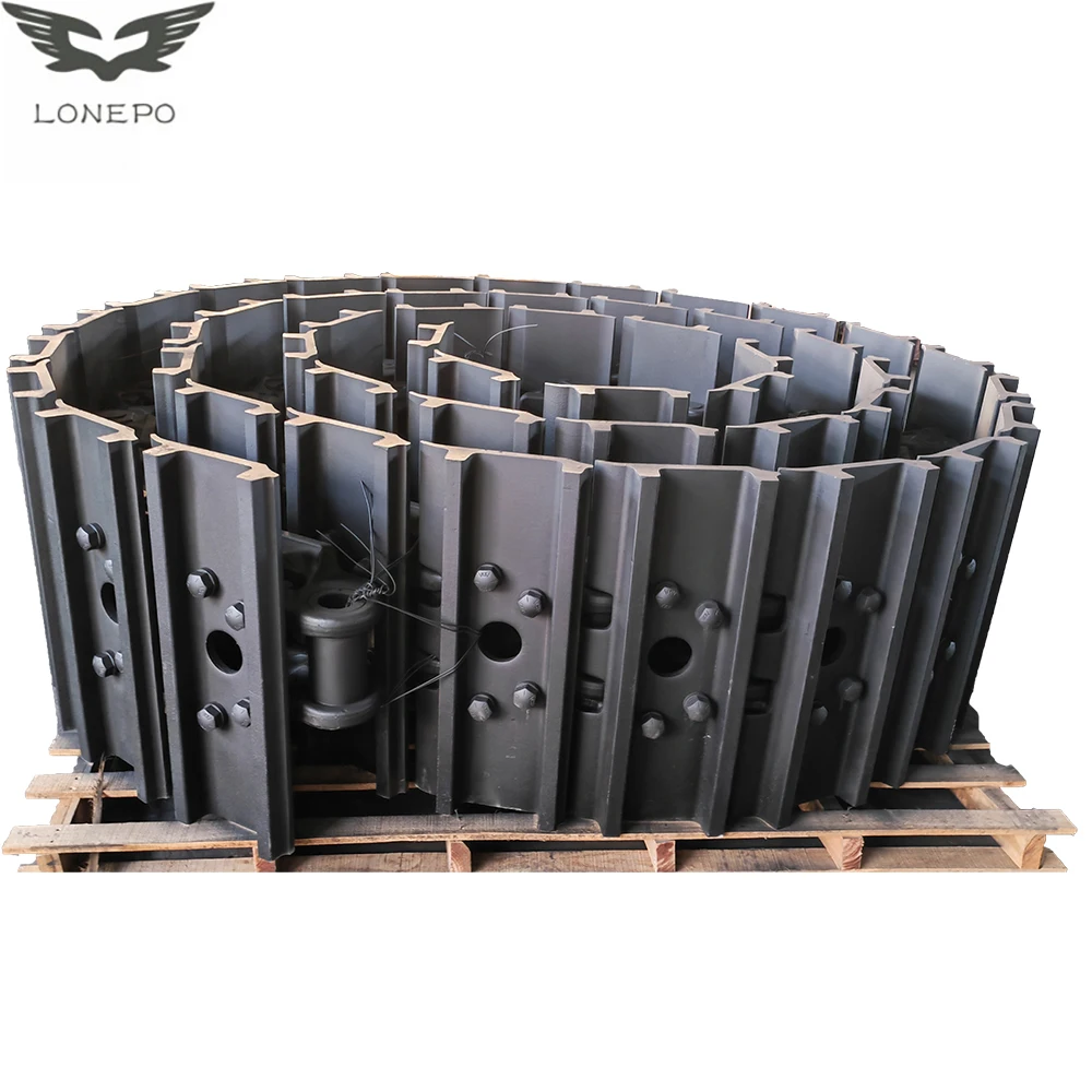 PC1250 track shoe assy excavator track link with shoe track group
