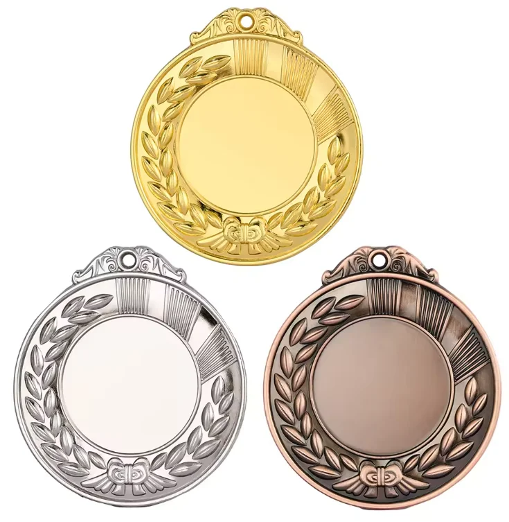 Wholesale Cheap Design Your Own Blank Medals Zinc Alloy 3D Gold Award Marathon Running Medal Custom Medals And Trophies
