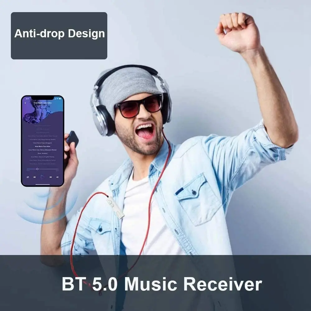 Портативный музыкальный приемник BT5.0 с микрофоном и поддержкой громкой